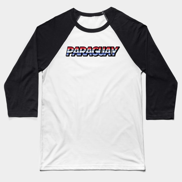 Paraguay Baseball T-Shirt by Sthickers